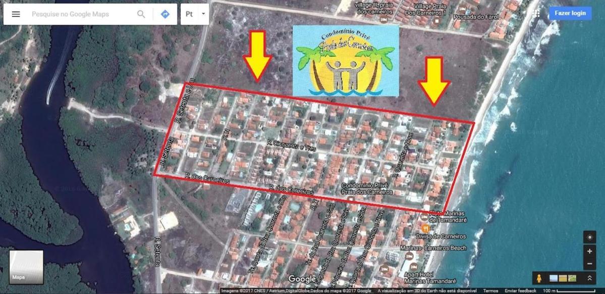 Casa Em Condominio Beira Mar Praia Dos Carneiros Tamandaré Exterior foto